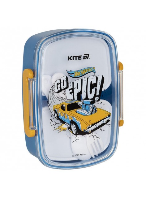 Ланчбокс з наповненням 750 мл Kite Hot Wheels HW25-181