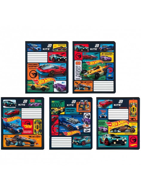 Зошит 12 аркушів, лінія (1 шт.) Kite Hot Wheels HW26-234 Зошит 12 аркушів, лінія (1 шт.) Kite Hot Wheels HW26-234