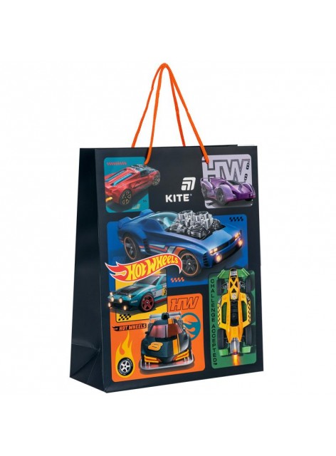 Пакет подарунковий 26х32 см Kite Hot Wheels HW26-266