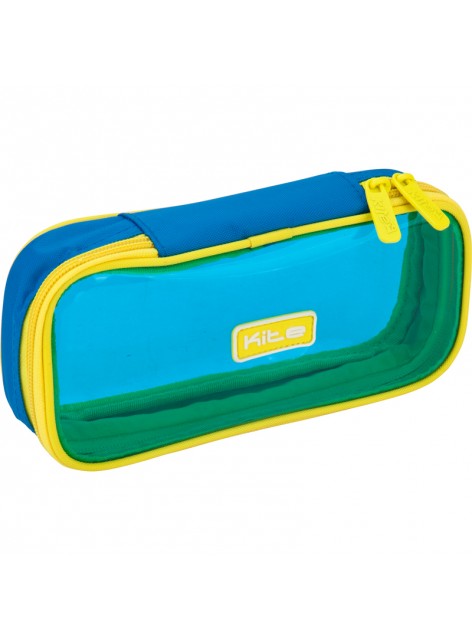 Пенал KITE K17-699-2 синий/желтый Пенал KITE K17-699-2 синий/желтый