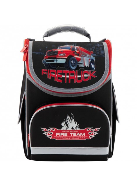 Рюкзак школьный каркасный Firetruck KITE K18-501S-1