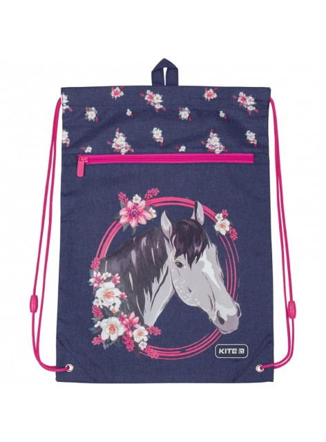 Сумка для обуви с карманом Beautiful horse KITE K19-601M-11
