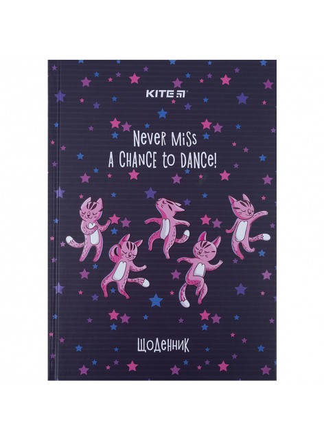 Дневник школьный KITE Dancing cats K21-262-5