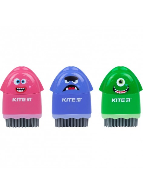 Точилка з контейнером та гумкою Kite Faces K21-365 асорті