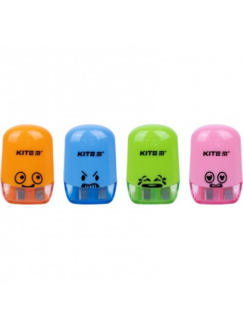 Точилка з контейнером Kite Emotions K21-367 асорті