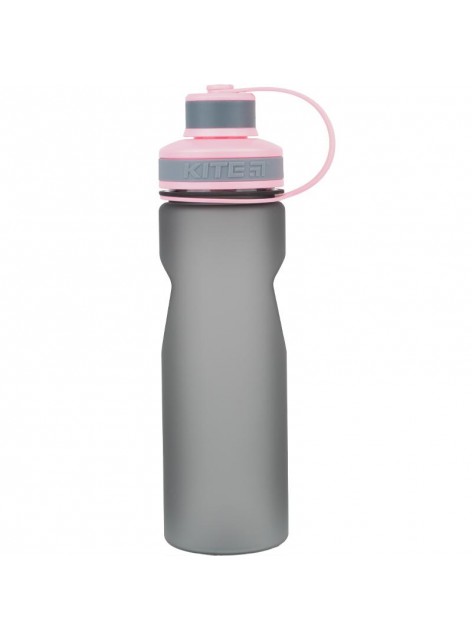 Бутылочка для воды, 700 мл KITE K21-398-03 серый/розовый