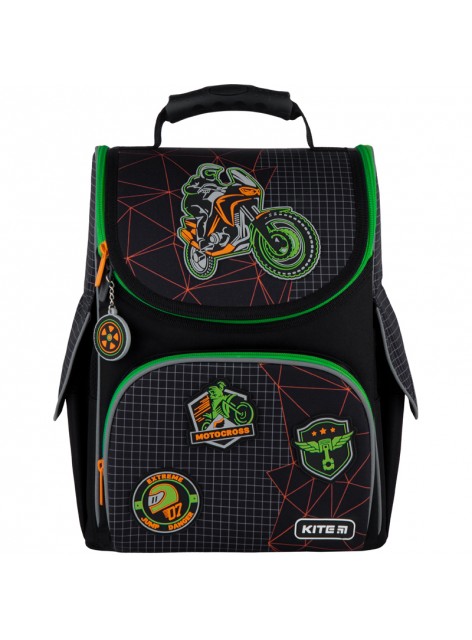Рюкзак школьный каркасный KITE Motocross K21-501S-2