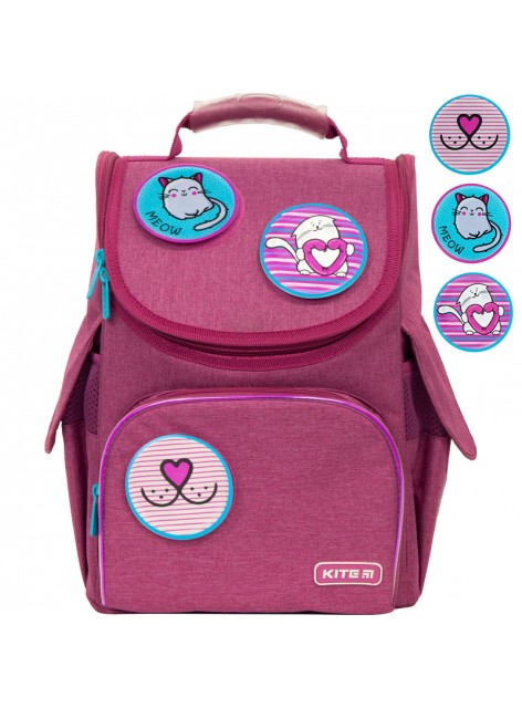 Рюкзак школьный каркасный KITE Meow K21-501S-6 (LED) Рюкзак школьный каркасный KITE Meow K21-501S-6 (LED)