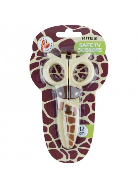 Ножиці дитячі пластикові 12 см Kite Giraffe K22-008-03