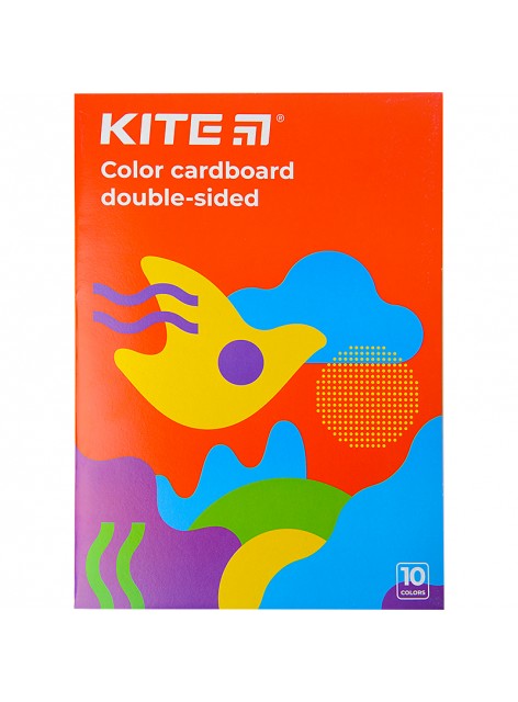 Картон кольоровий двосторонній, А4 Kite Fantasy K22-255-2