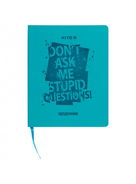Щоденник шкільний KITE Stupid questions K22-283-5