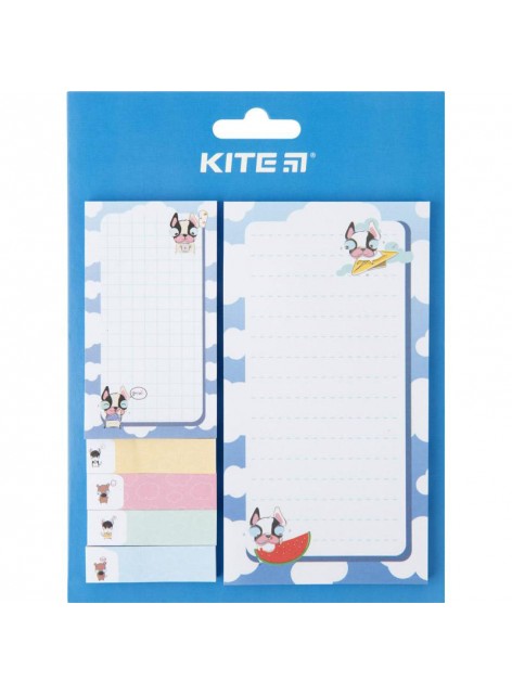 Блок паперу з клейким шаром (набір) Kite Funny dogs K22-299-2