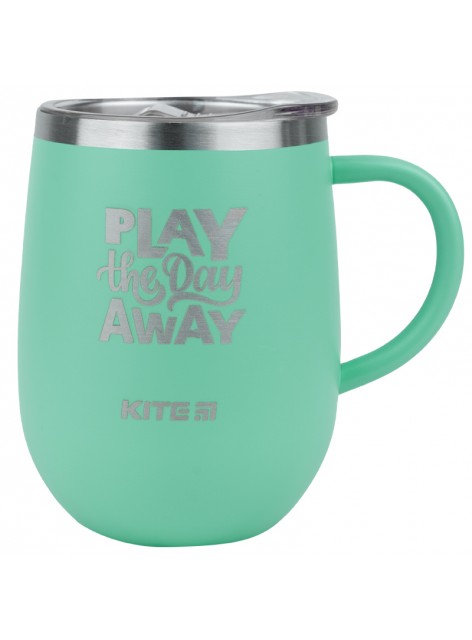 Термокружка 360 мл Kite бирюзовый K22-378-02 Термокружка 360 мл Kite бирюзовый K22-378-02