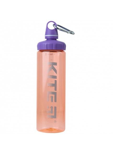 Пляшечка для води 750 мл KITE K22-406-02 персиковий