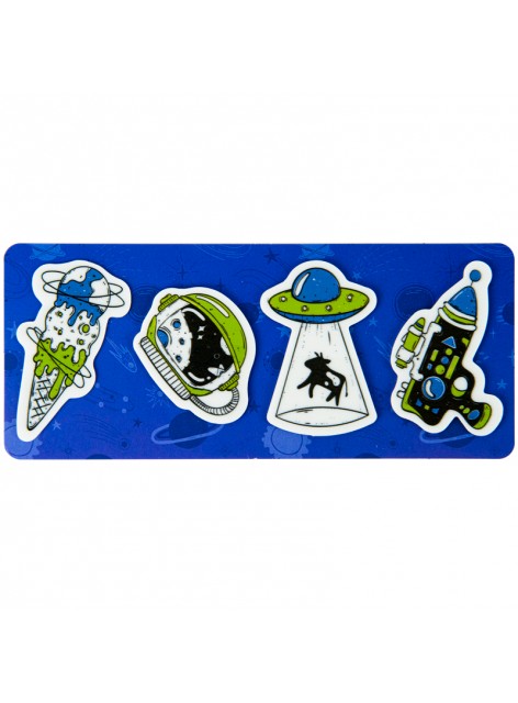 Закладки пластикові 4x20 шт Kite UFO K22-479-2 Закладки пластикові 4x20 шт Kite UFO K22-479-2