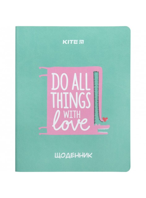 Щоденник шкільний KITE Things with love K23-283-4
