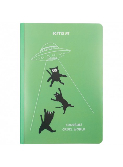 Блокнот пластиковий А5+, 40 аркушів Kite Cruel world K23-460-2