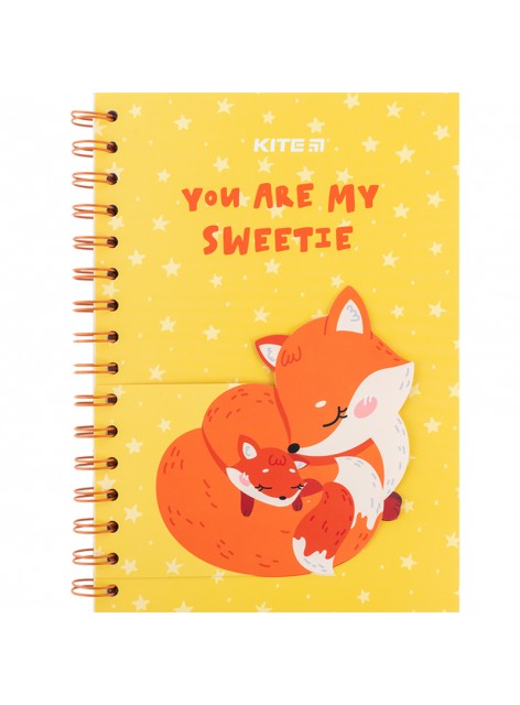 Блокнот з закладками А5, 80 аркушів Kite Fox K24-191-1 Блокнот з закладками А5, 80 аркушів Kite Fox K24-191-1