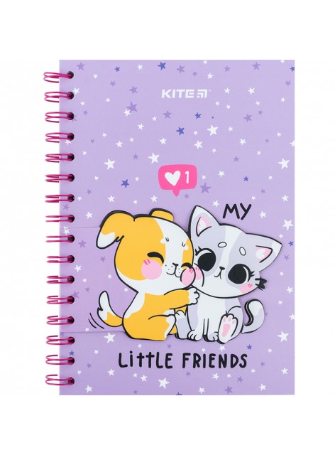 Блокнот з закладками А5, 80 аркушів Kite Friends K24-191-2