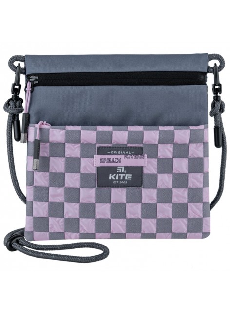 Сумка-кросбоді Kite серый K24-2772-5