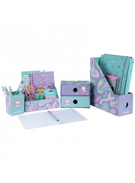 Органайзер настільний (4 предмети) KITE Rainbow Catcorn K24-357