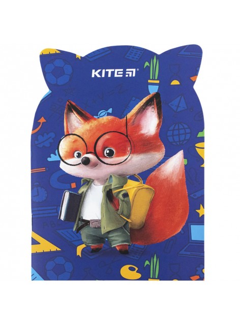 Блокнот з вирубкою, 48 аркушів Kite Smart fox K24-461-3 Блокнот з вирубкою, 48 аркушів Kite Smart fox K24-461-3