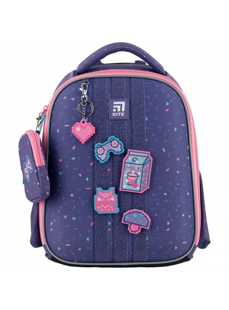 Рюкзак шкільний каркасний Kite Pixel Love K24-555S-3 Рюкзак шкільний каркасний Kite Pixel Love K24-555S-3