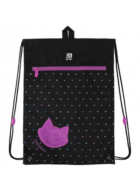 Сумка для взуття з кишенею Kite Catsline K24-601M-13