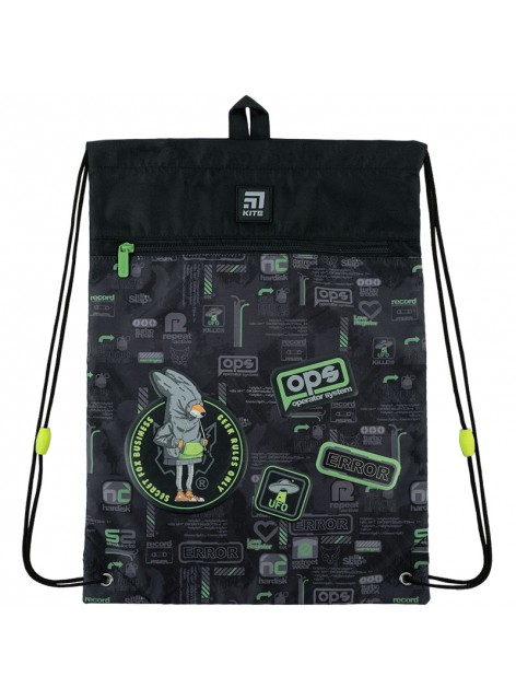 Сумка для взуття з кишенею Kite Fox Rules K24-601M-16 Сумка для взуття з кишенею Kite Fox Rules K24-601M-16