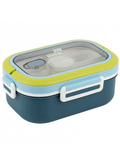 Ланчбокс з розділювачем 1100 мл Kite синій K25-1182-2