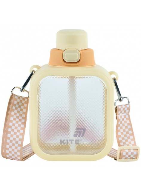 Пляшечка для води 700 мл Kite жовтий K25-1237-1