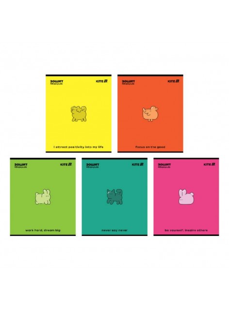 Зошит 48 аркушів, клітинка (1 шт.) Kite One color K25-259-2 Зошит 48 аркушів, клітинка (1 шт.) Kite One color K25-259-2