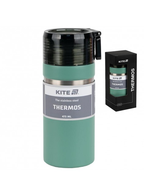 Термос 473 мл Kite зеленый K25-320-2