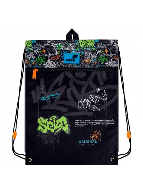 Сумка для взуття з кишенею Kite Street Style K26-601M-33