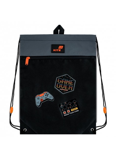 Сумка для взуття з кишенею Kite Game Zone K26-601M-46