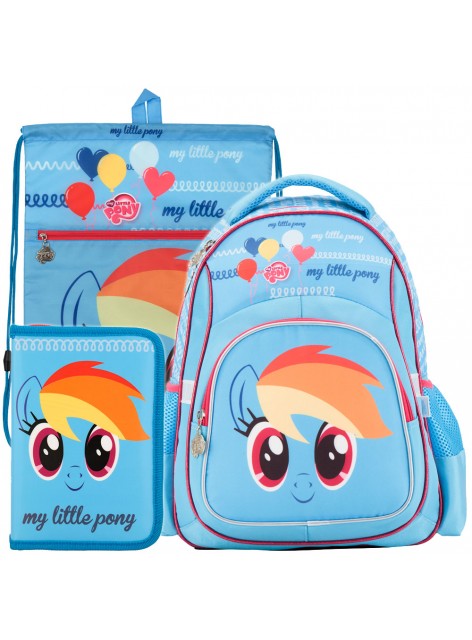 Рюкзак в комплекте 3 в 1 My Little Pony KITE LP17-518+601-1+622-1
