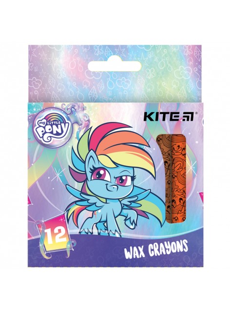 Мел восковой, 12 цветов KITE My Little Pony LP21-070
