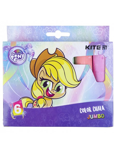 Мел цветной Jumbo, 6 цветов KITE My Little Pony LP21-073