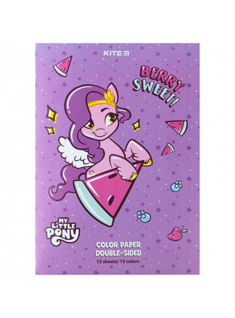 Папір кольоровий двосторонній KITE My Little Pony LP24-250