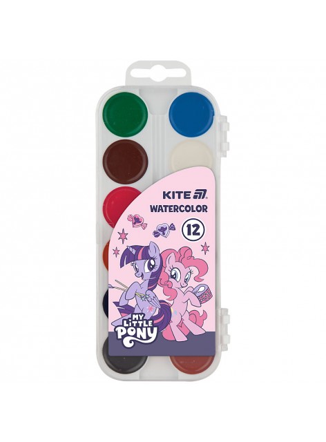 Фарби акварельні 12 кольорів Kite My Little Pony LP25-061