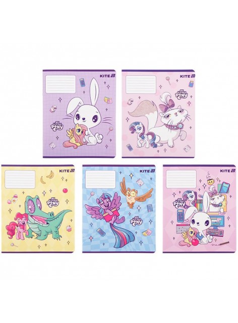 Зошит 12 аркушів, клітинка (1 шт.) Kite My Little Pony LP25-232 Зошит 12 аркушів, клітинка (1 шт.) Kite My Little Pony LP25-232