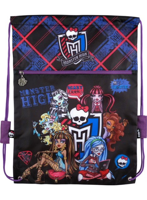 Сумка для обуви с карманом Monster High MH14-601-2K