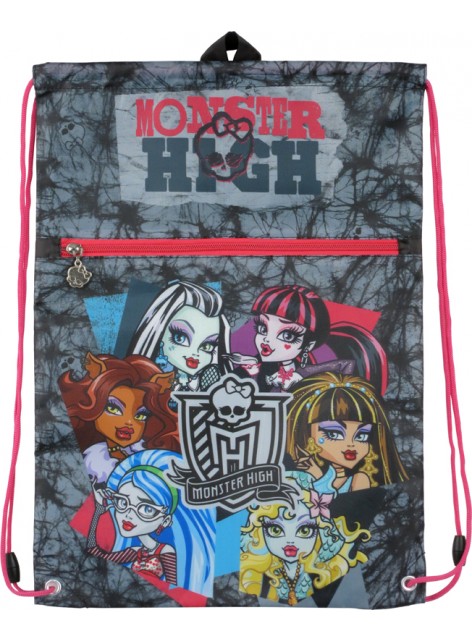 Сумка для обуви с карманом Monster High KITE MH15-601-5K