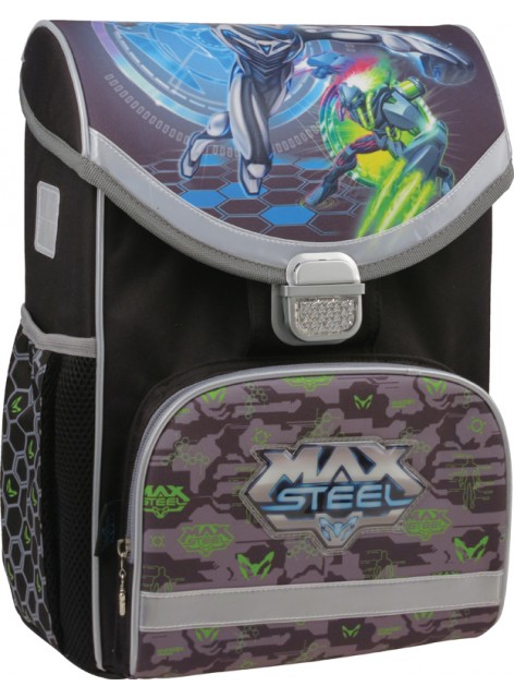 Рюкзак школьный каркасный Max Steel KITE MX15-529S
