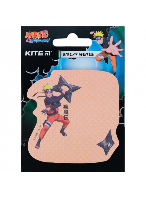 Блок паперу з клейким шаром, 70х70мм, 50 аркушів Kite Naruto NR23-298-3
