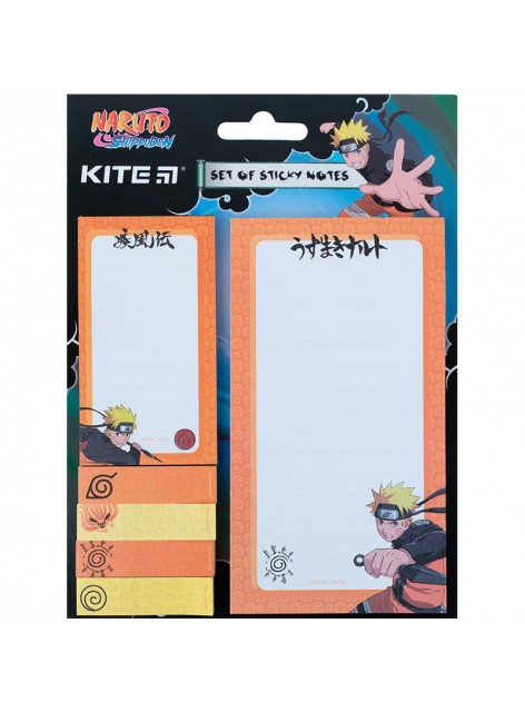 Блок паперу з клейким шаром (набір) Kite Naruto NR23-299-1
