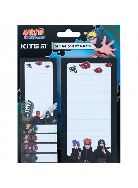 Блок паперу з клейким шаром (набір) Kite Naruto NR23-299-2