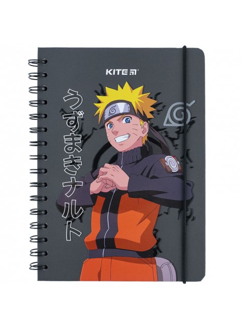 Блокнот на спіралі А5, 80 аркушів Kite Naruto NR24-190 Блокнот на спіралі А5, 80 аркушів Kite Naruto NR24-190