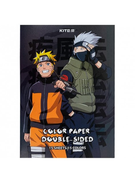 Папір кольоровий двосторонній KITE Naruto NR24-250