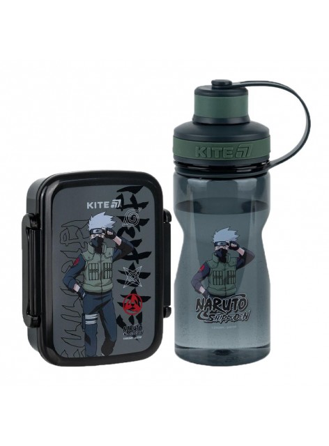 Набір пляшечка + ланчбокс Kite Naruto NR25-397+160 Набір пляшечка + ланчбокс Kite Naruto NR25-397+160